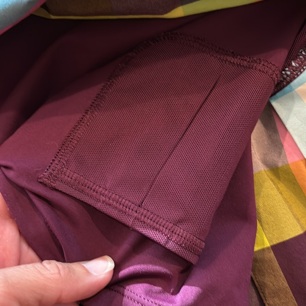 Lululemon Plaid skirt- purple and pinki - Picture 5 of 9